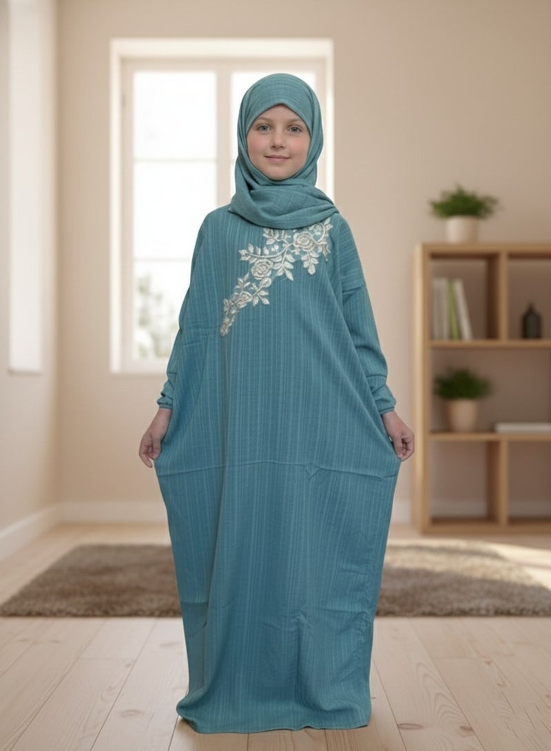 لينا فاشون شرشف صلاة اطفال بناتى مع حجاب متصل - Image 2